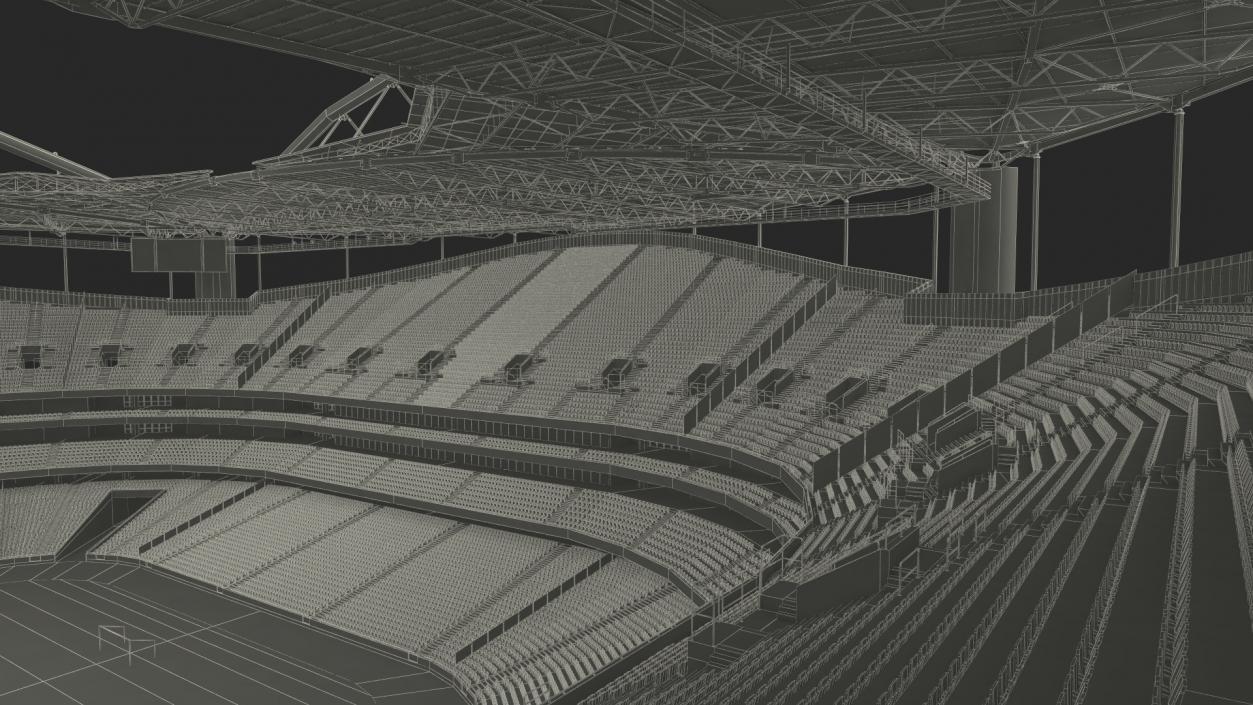 3D model Sport Lisboa e Benfica Stadium