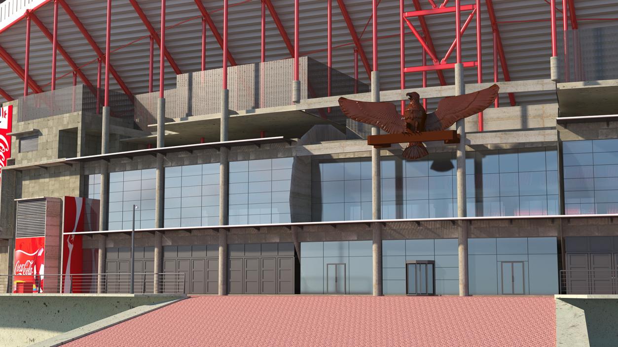 3D model Sport Lisboa e Benfica Stadium