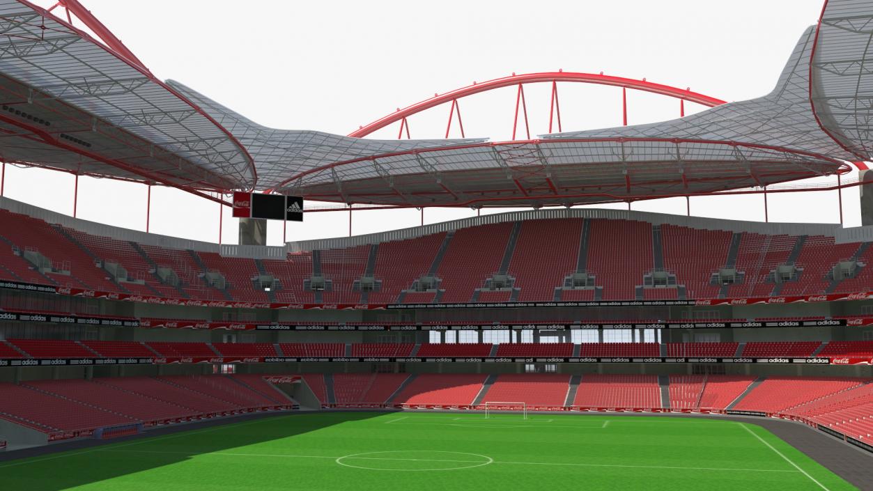 3D model Sport Lisboa e Benfica Stadium