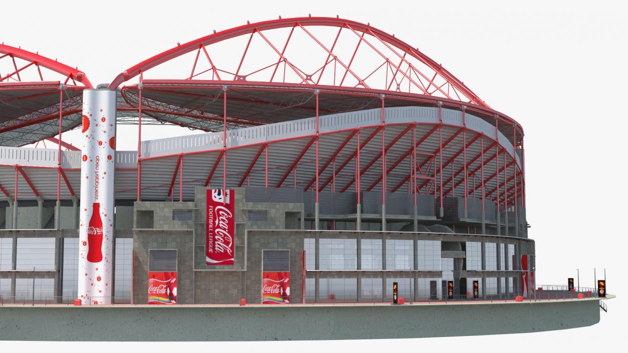 3D model Sport Lisboa e Benfica Stadium