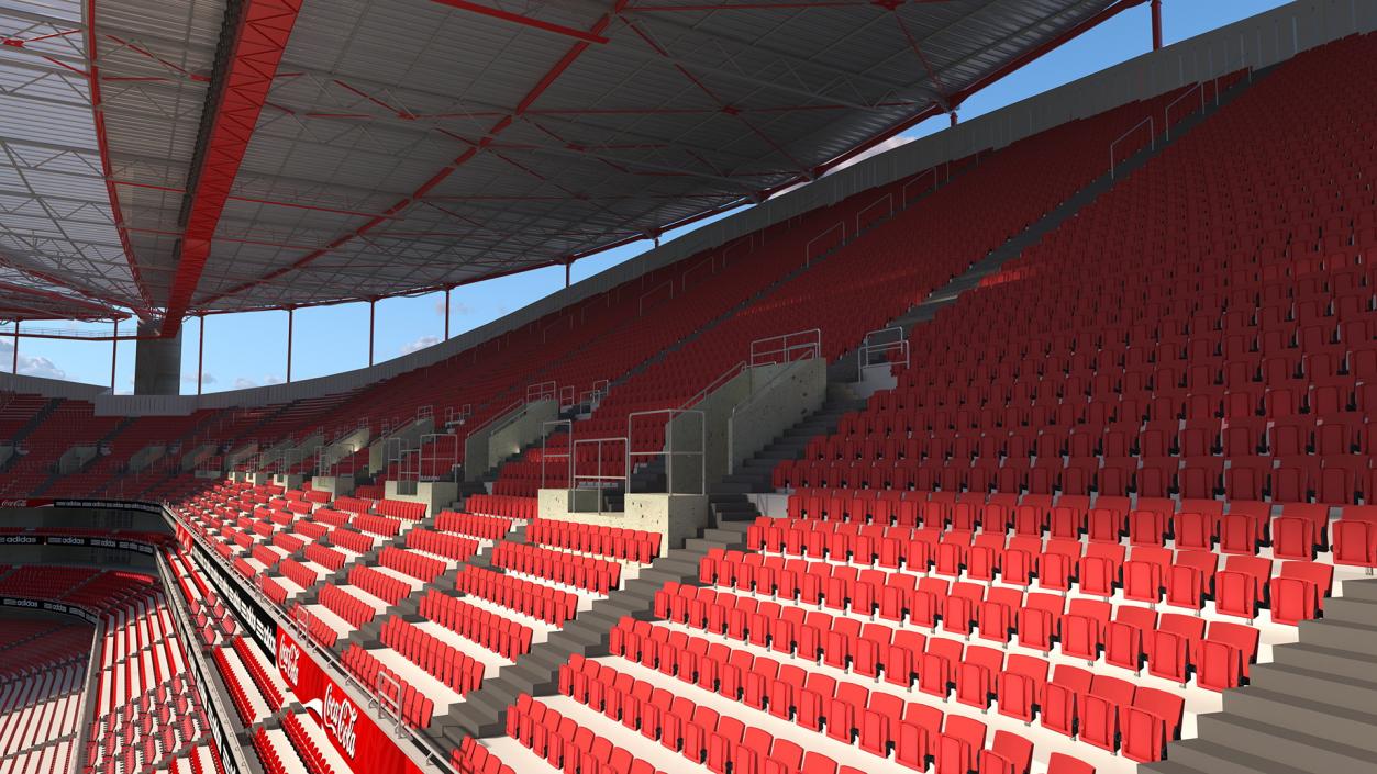 3D model Sport Lisboa e Benfica Stadium