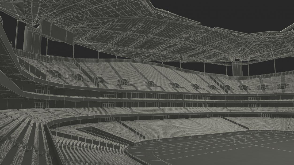 3D model Sport Lisboa e Benfica Stadium