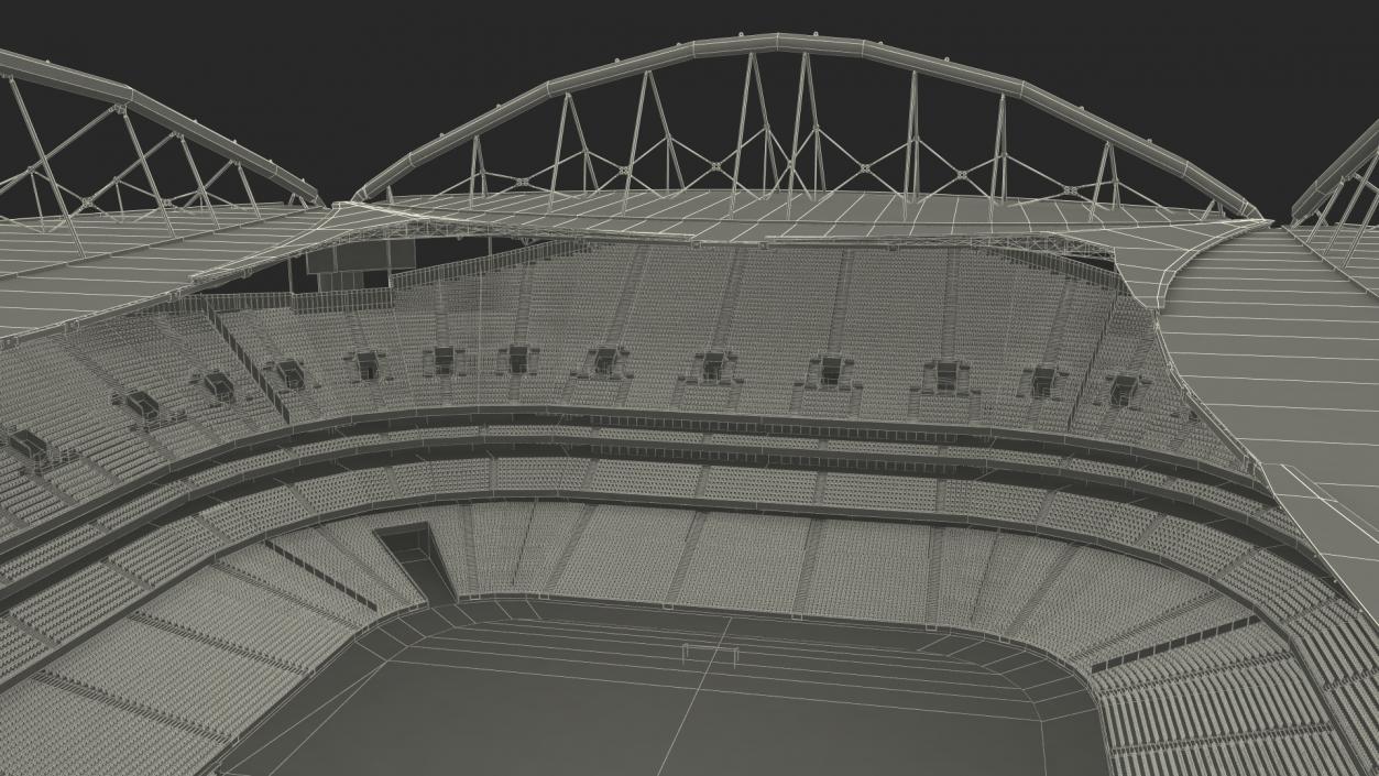 3D model Sport Lisboa e Benfica Stadium