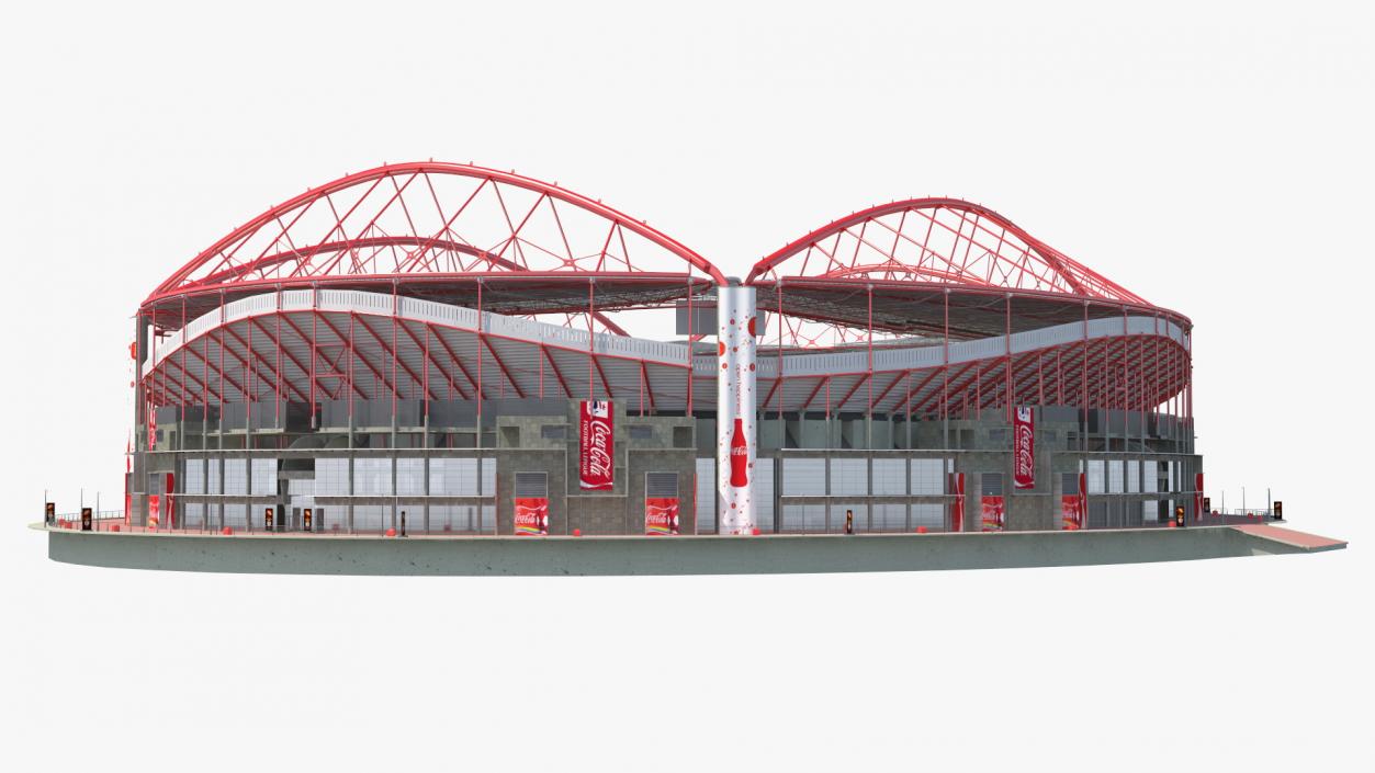 3D model Sport Lisboa e Benfica Stadium