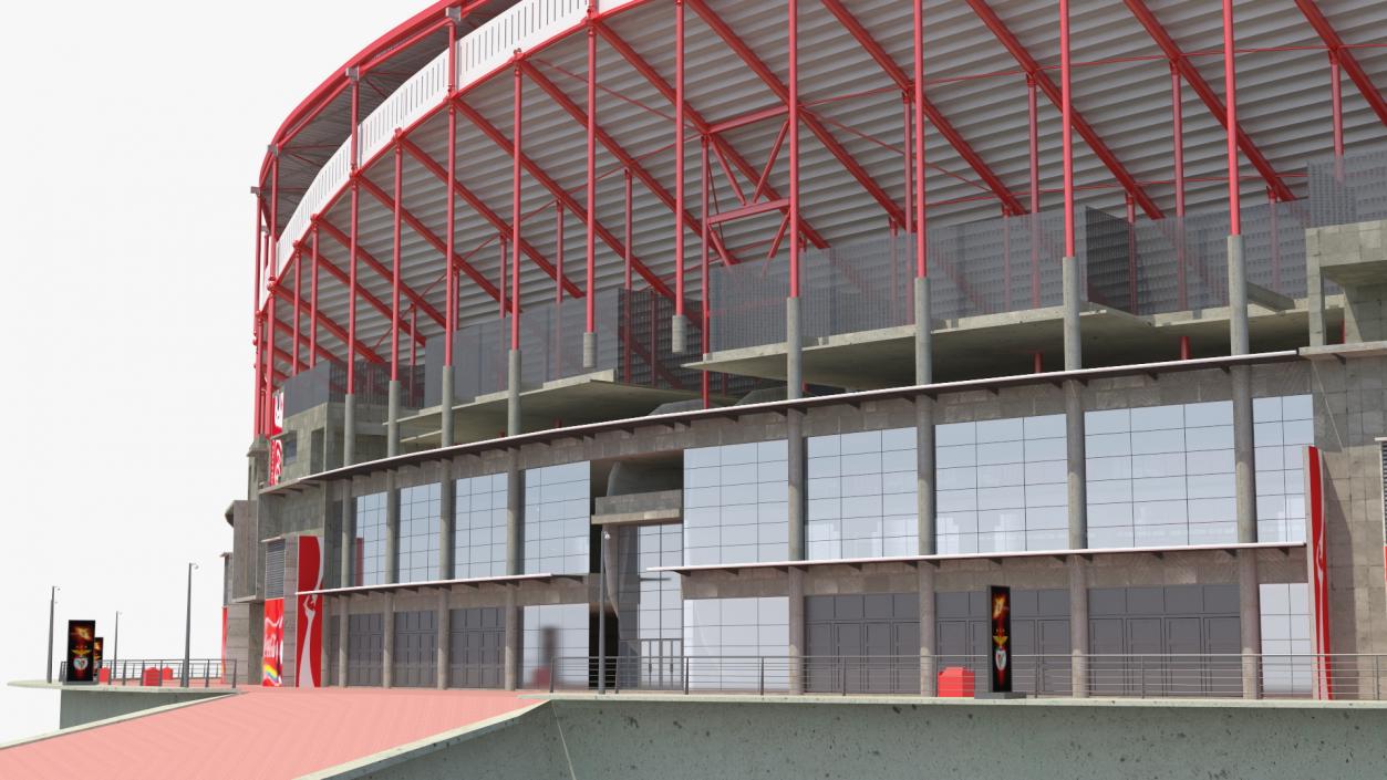 3D model Sport Lisboa e Benfica Stadium