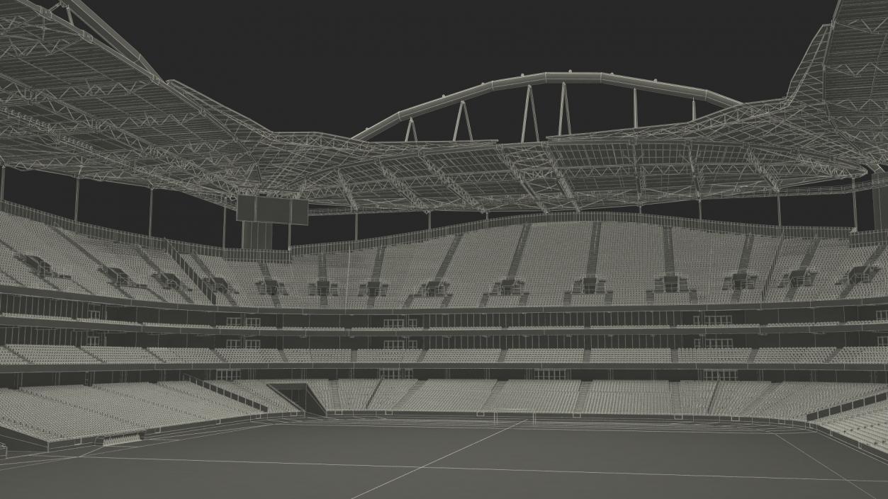 3D model Sport Lisboa e Benfica Stadium