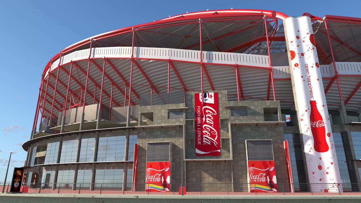 3D model Sport Lisboa e Benfica Stadium