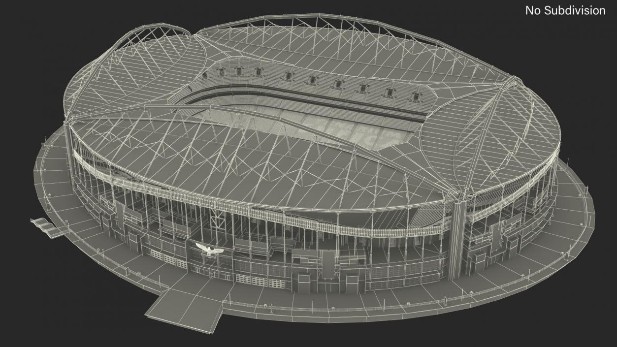 3D model Sport Lisboa e Benfica Stadium