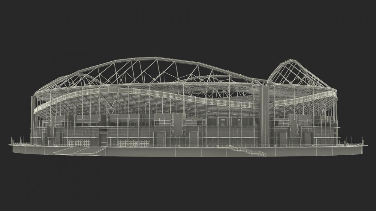 3D model Sport Lisboa e Benfica Stadium