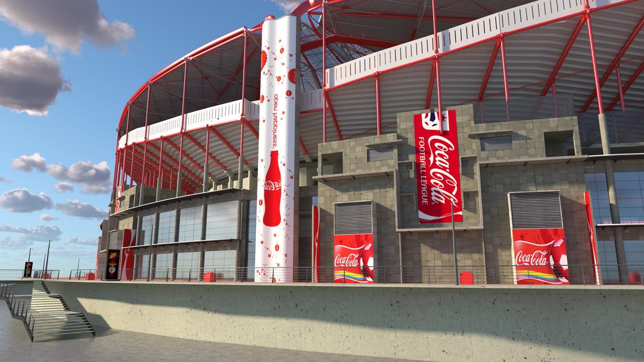 3D model Sport Lisboa e Benfica Stadium