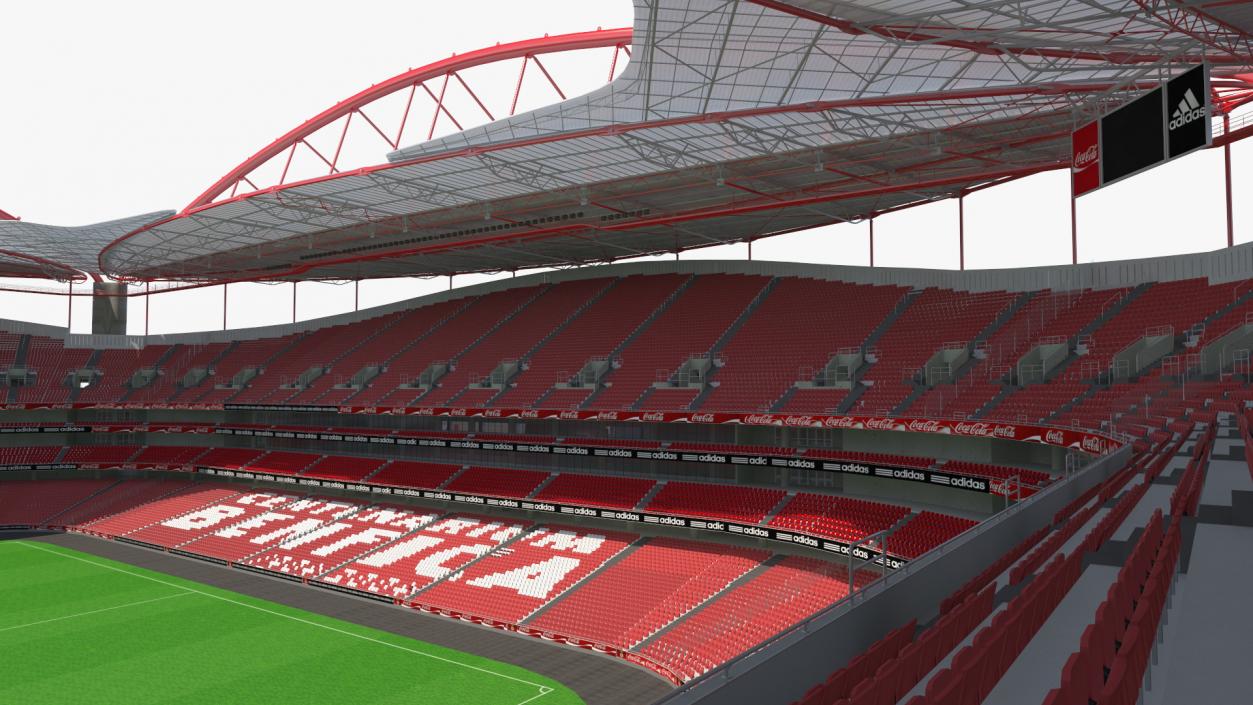 3D model Sport Lisboa e Benfica Stadium