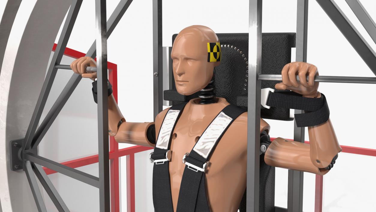 3D model Astronaut Training Device with Mannequin