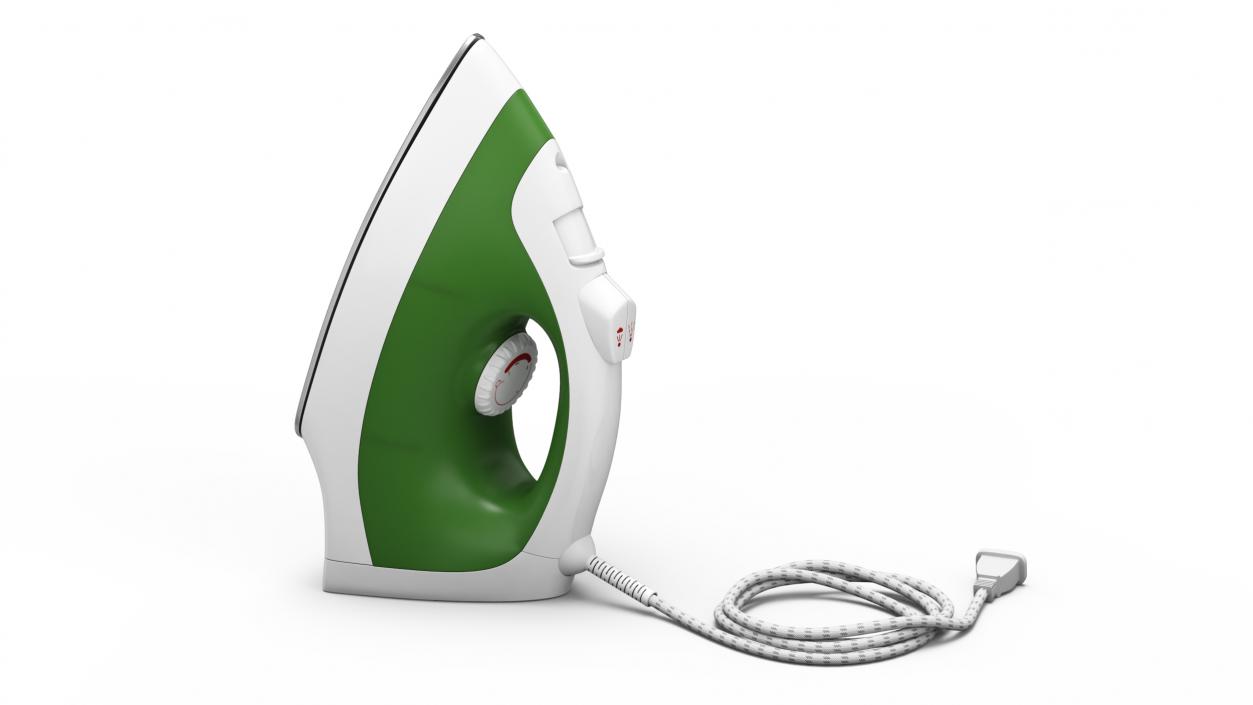 3D Steam Iron Green