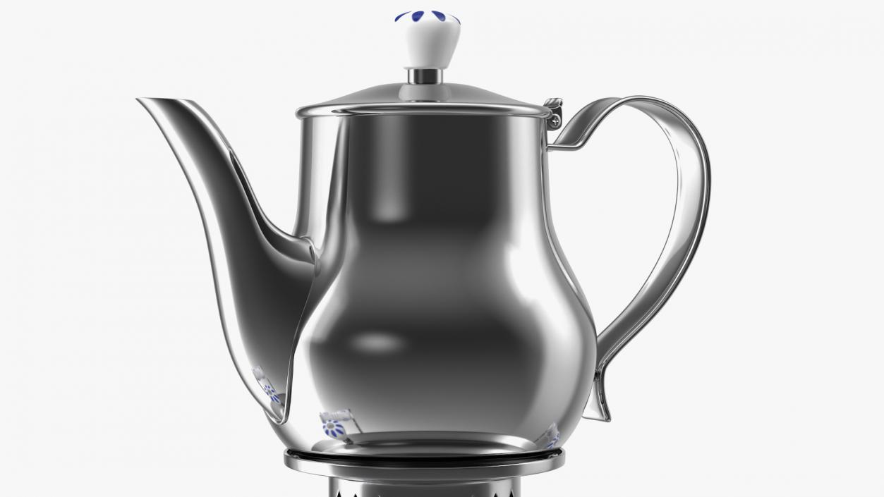 3D model Electric Russian Samovar Kettle Set