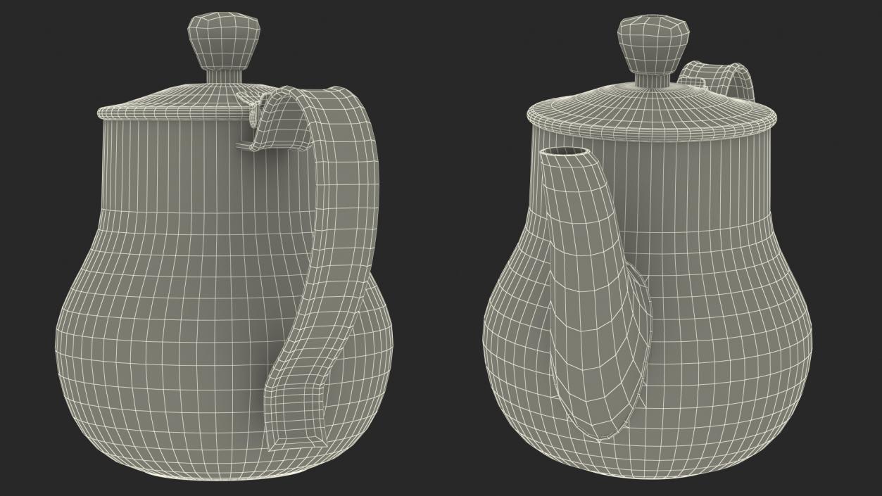 3D model Electric Russian Samovar Kettle Set