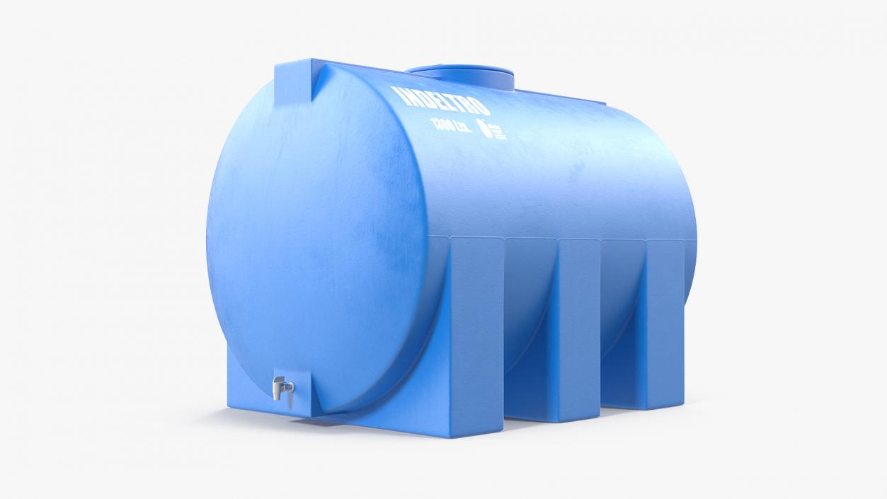 Water Storage Tank 1300L 3D model