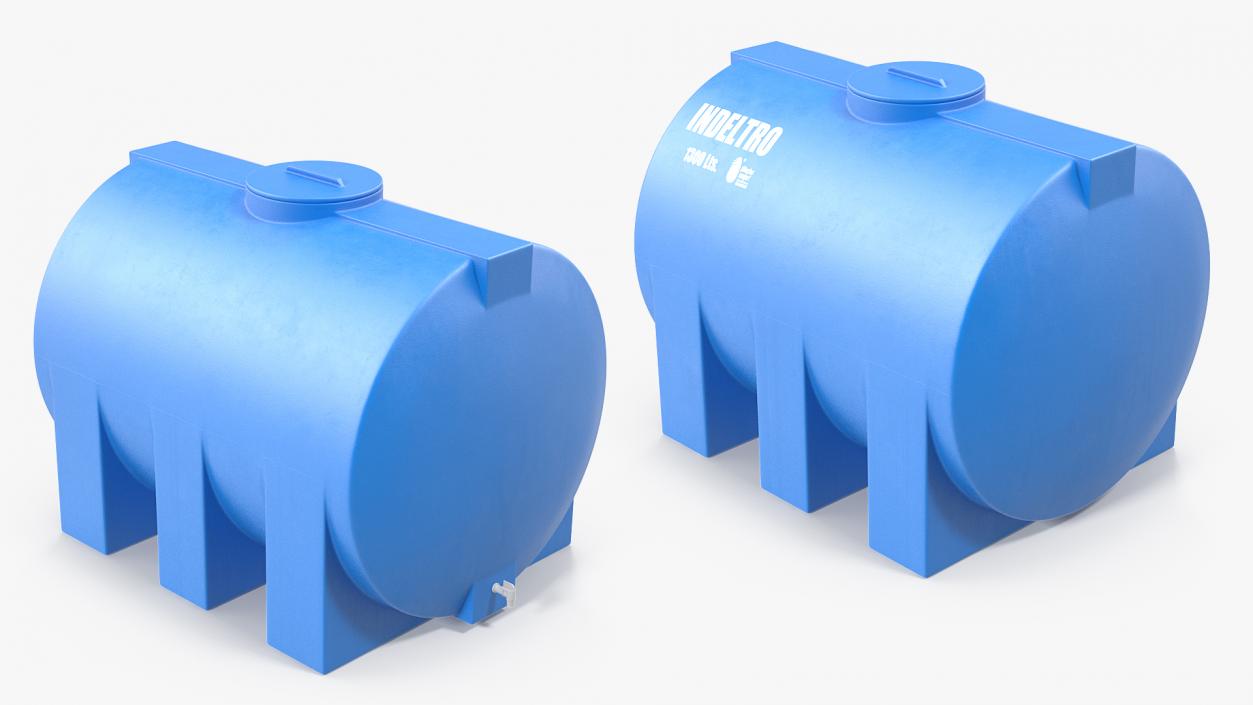 Water Storage Tank 1300L 3D model