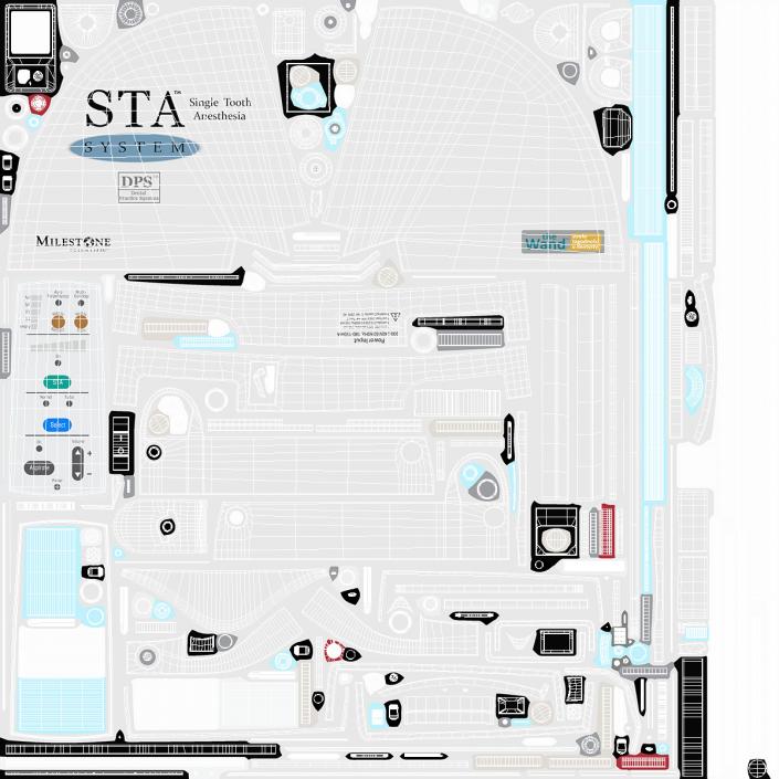 STA Single Tooth Anesthesia System 3D model