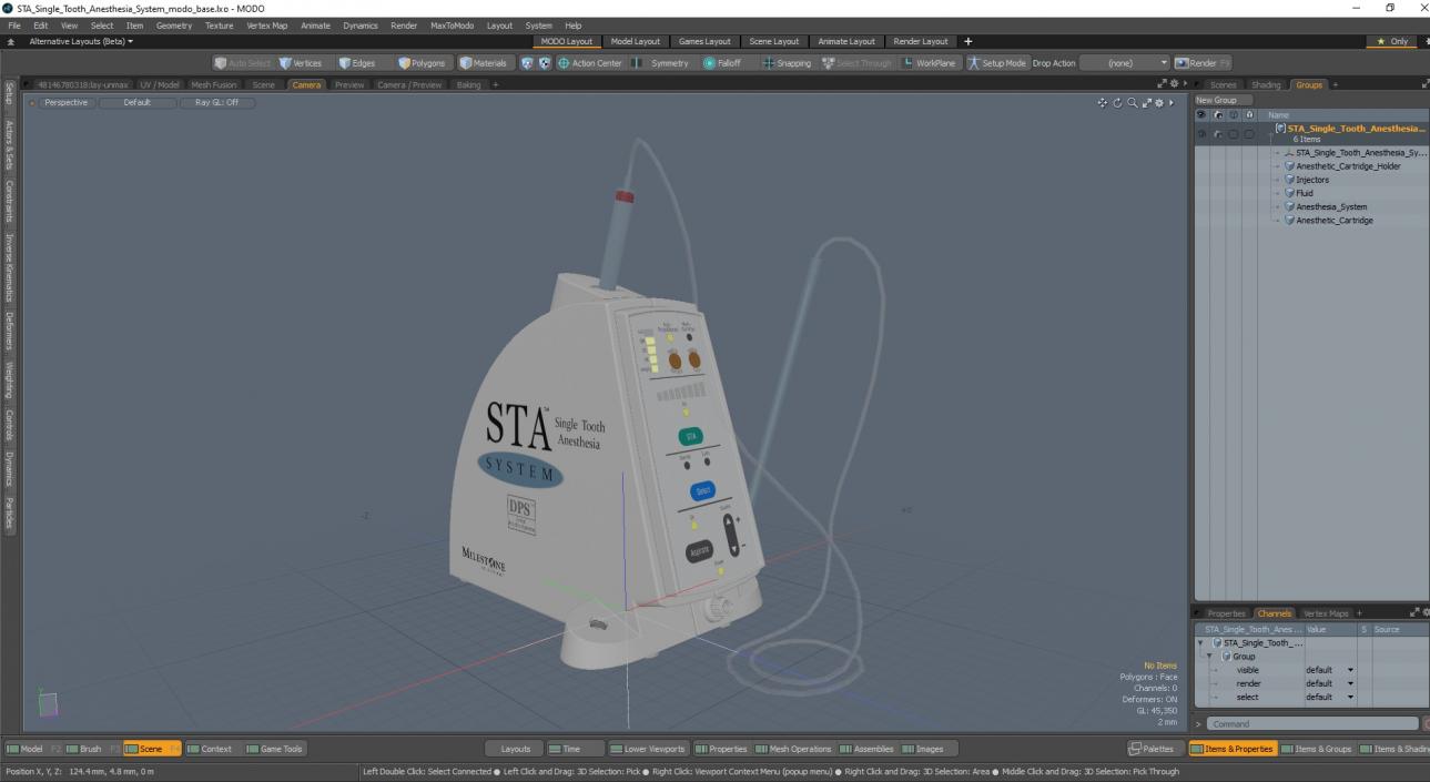 STA Single Tooth Anesthesia System 3D model