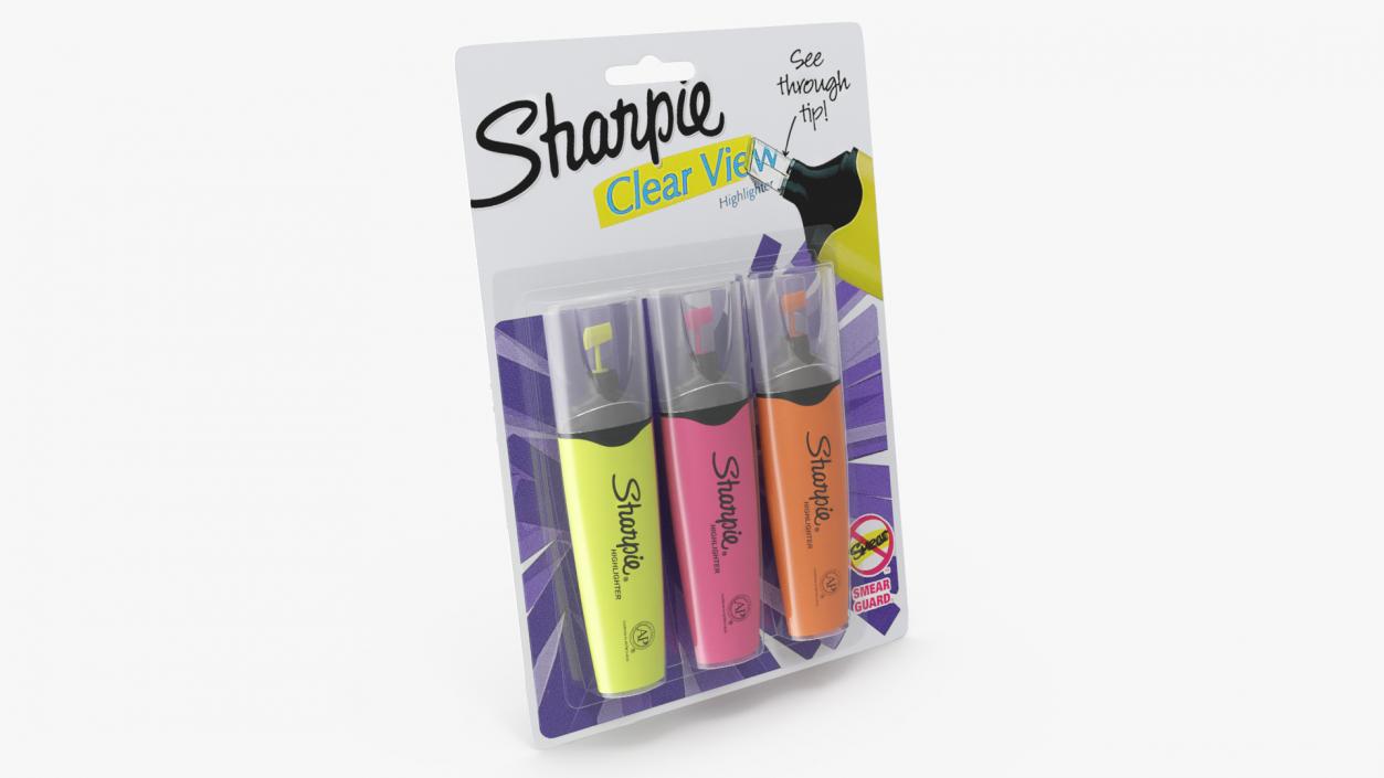 3D Sharpie Permanent Markers Collection