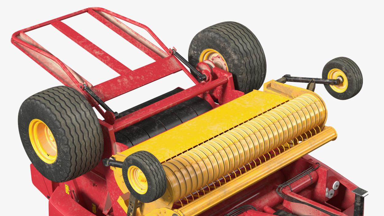 Tractor with New Holland Roll Belt 3D model