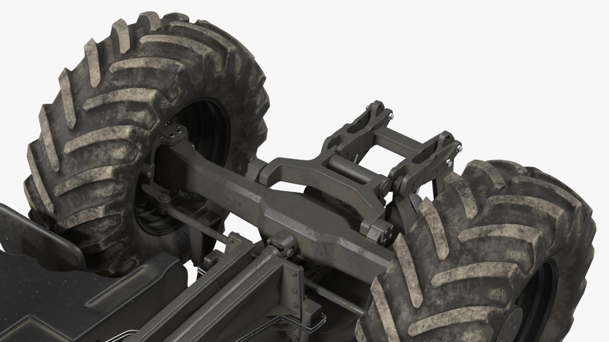 Tractor with New Holland Roll Belt 3D model