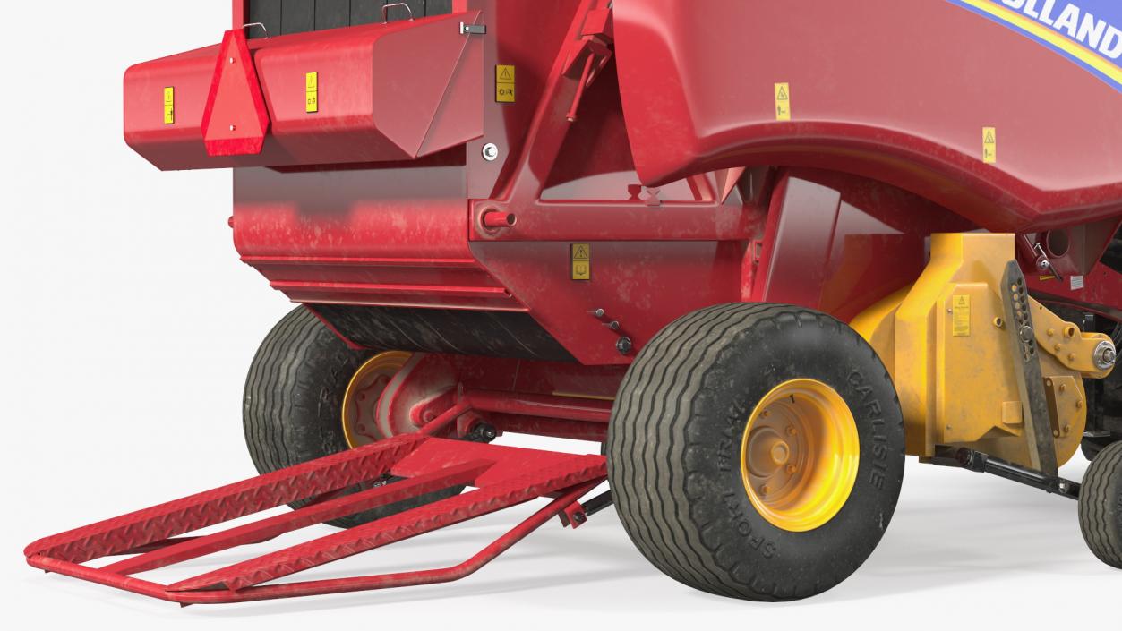 Tractor with New Holland Roll Belt 3D model