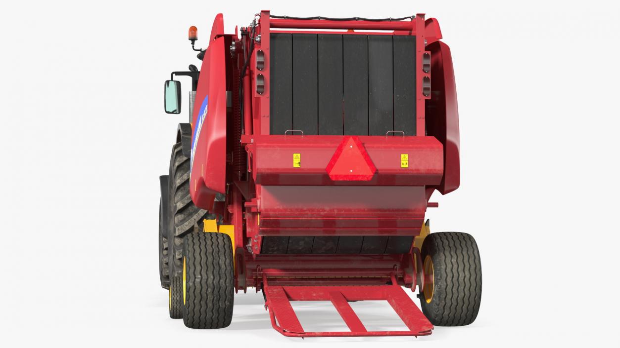 Tractor with New Holland Roll Belt 3D model