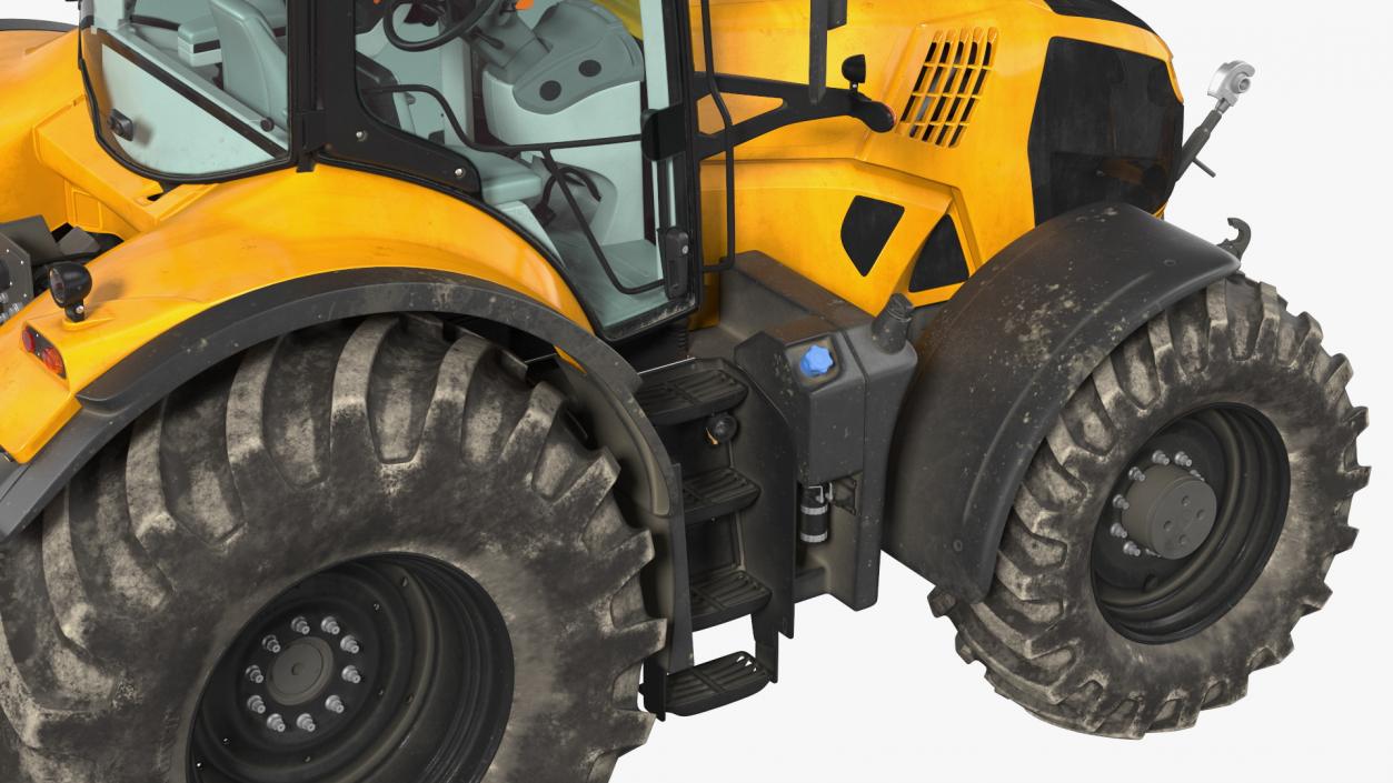 Tractor with New Holland Roll Belt 3D model