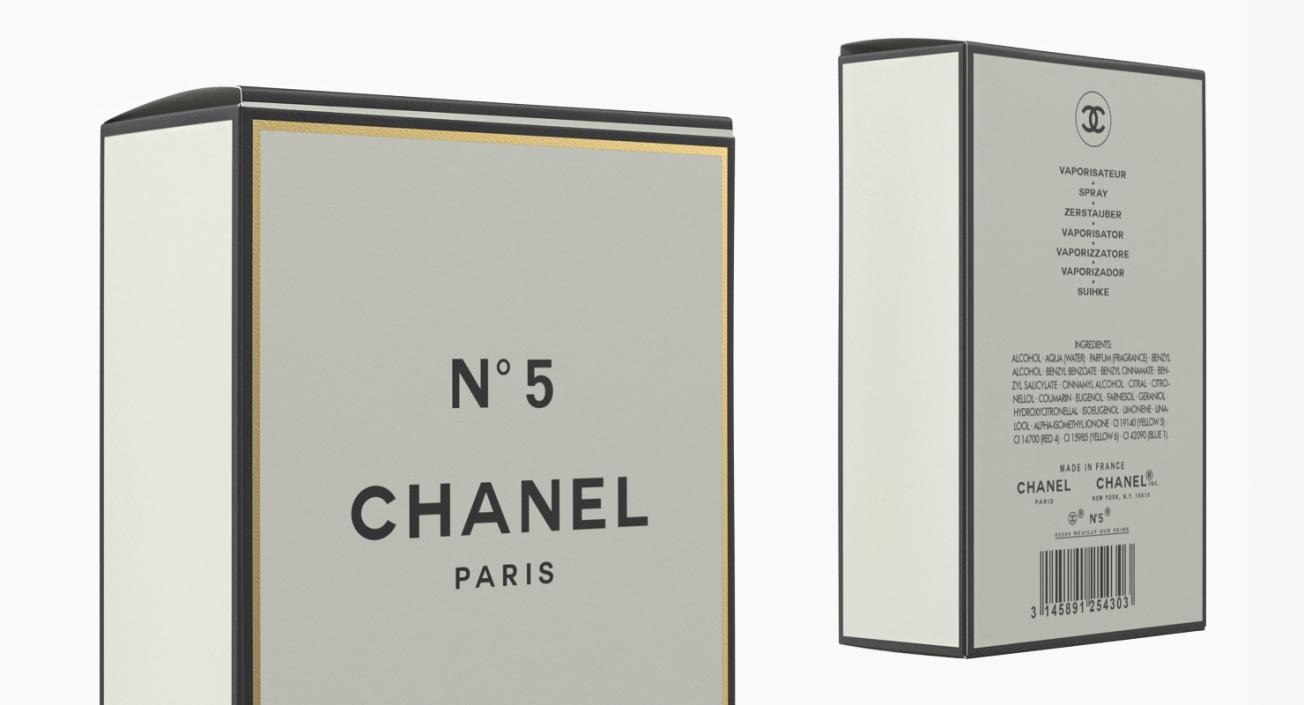 Parfum Box Chanel No 5 200 ml 3D model