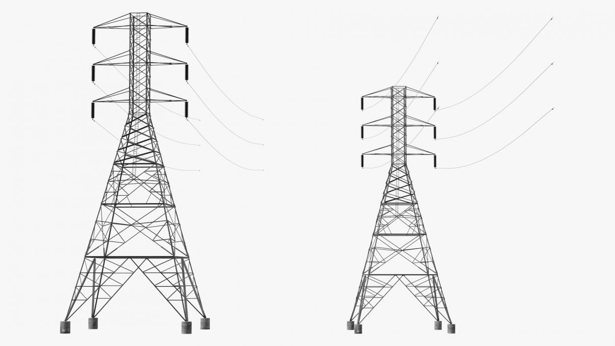 3D Electrical Accessories Collection model