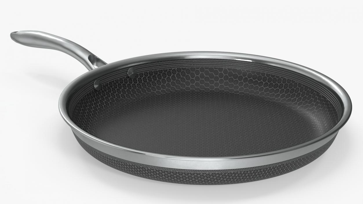 3D model HexClad Hybrid Nonstick Pan 12-inch