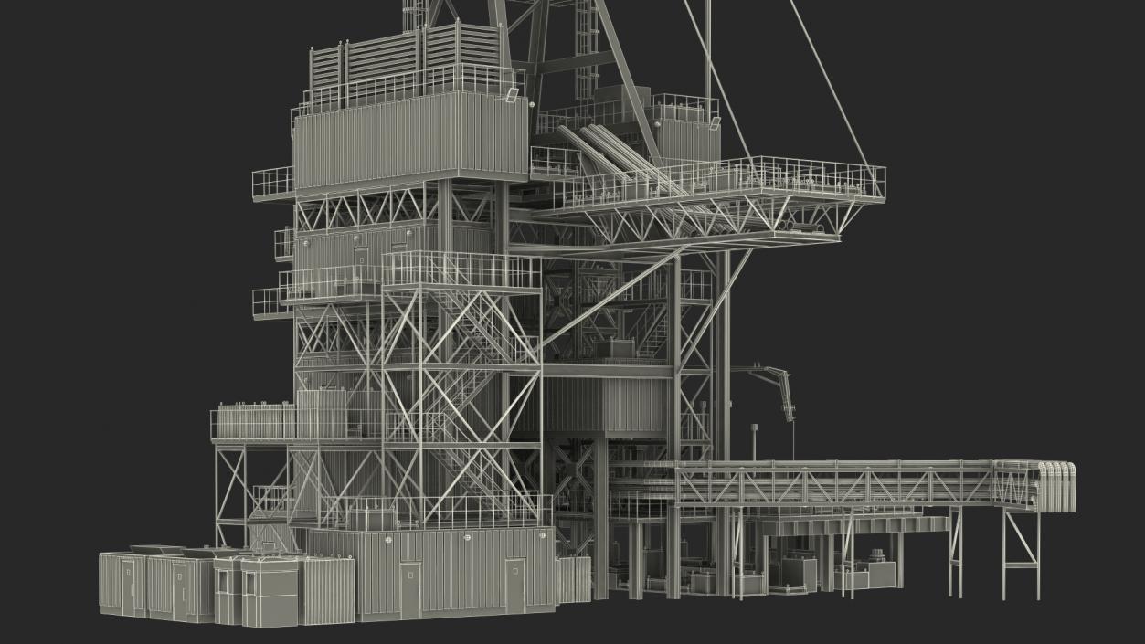 3D Drilling Rig Platform