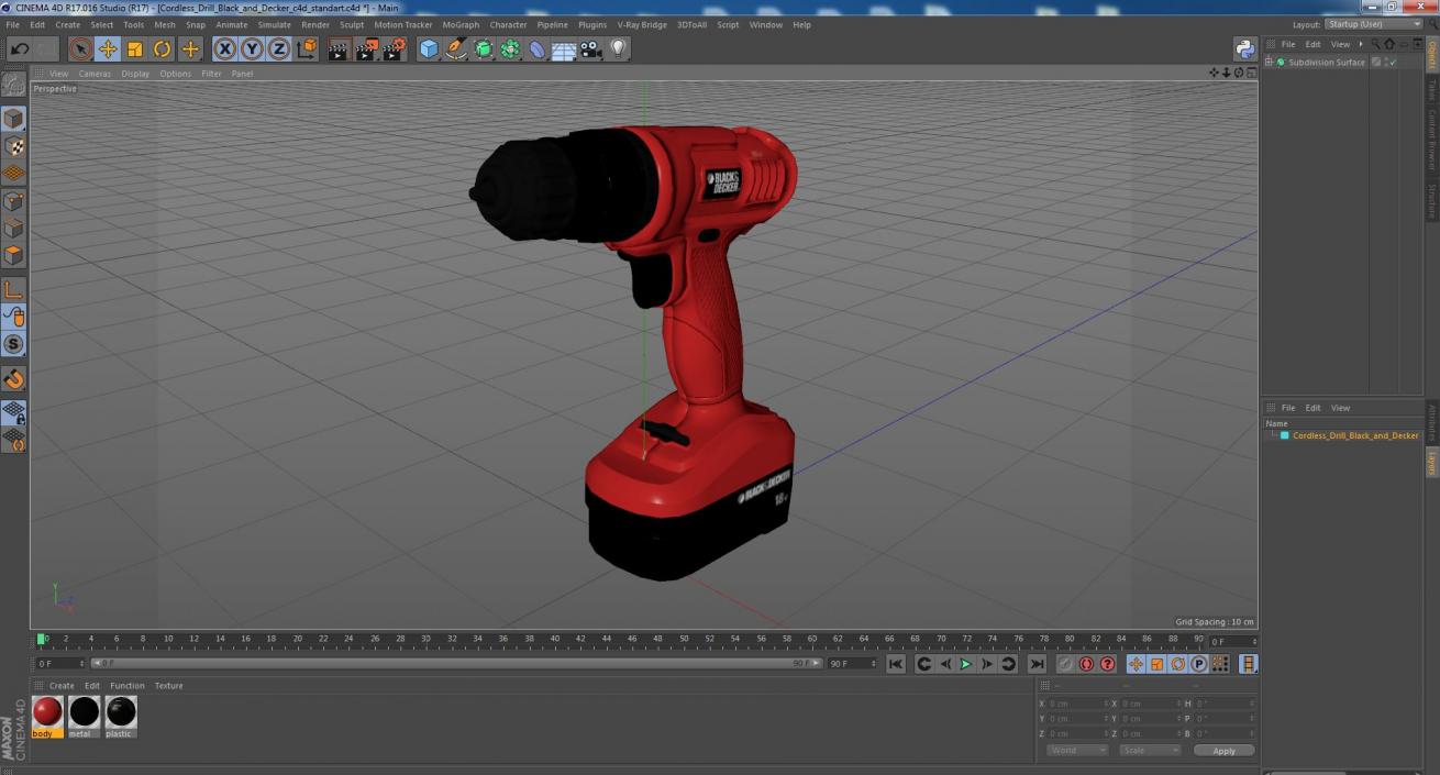 3D Cordless Drill Black and Decker 2 model