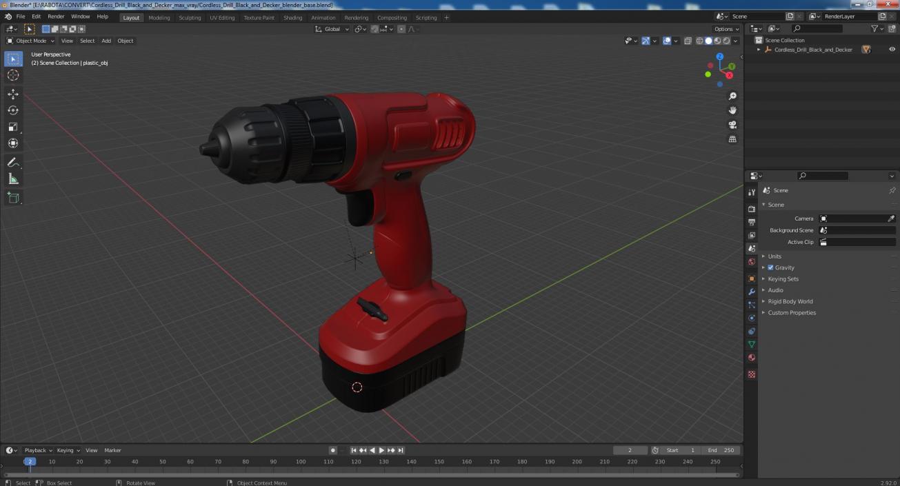 3D Cordless Drill Black and Decker 2 model