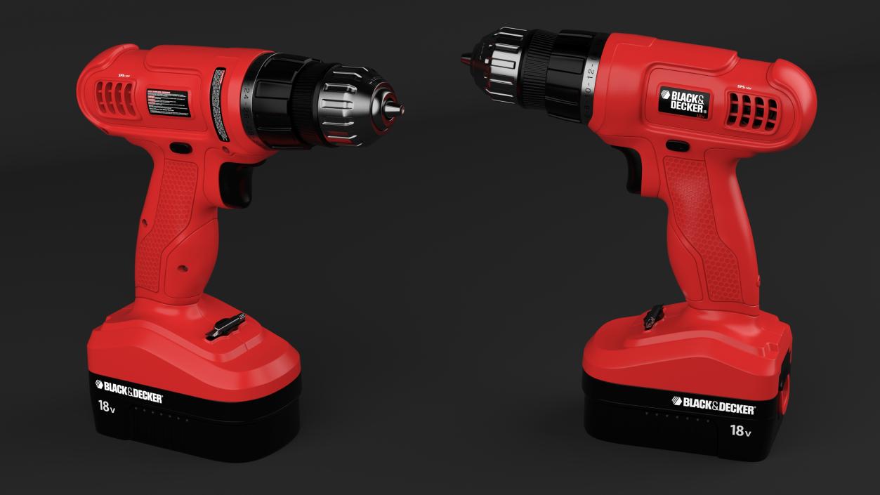 3D Cordless Drill Black and Decker 2 model