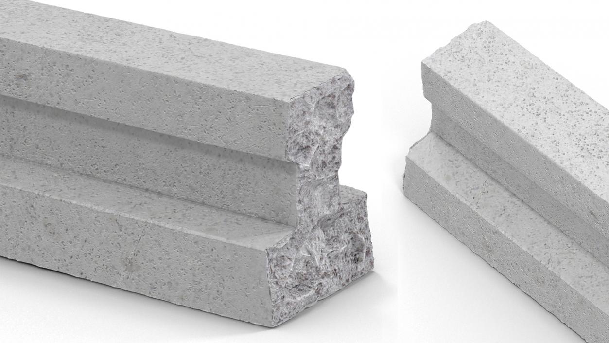 3D model T-Beam Concrete