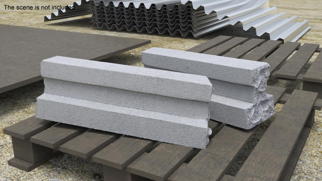 3D model T-Beam Concrete