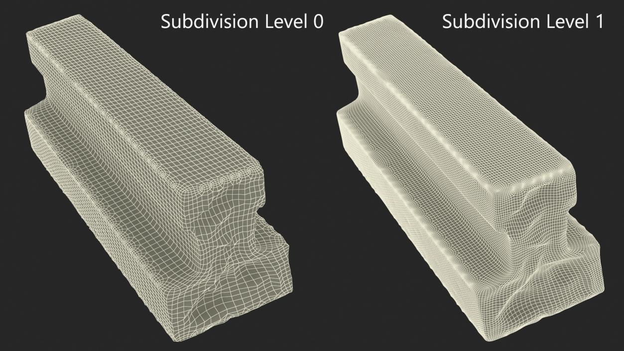 3D model T-Beam Concrete