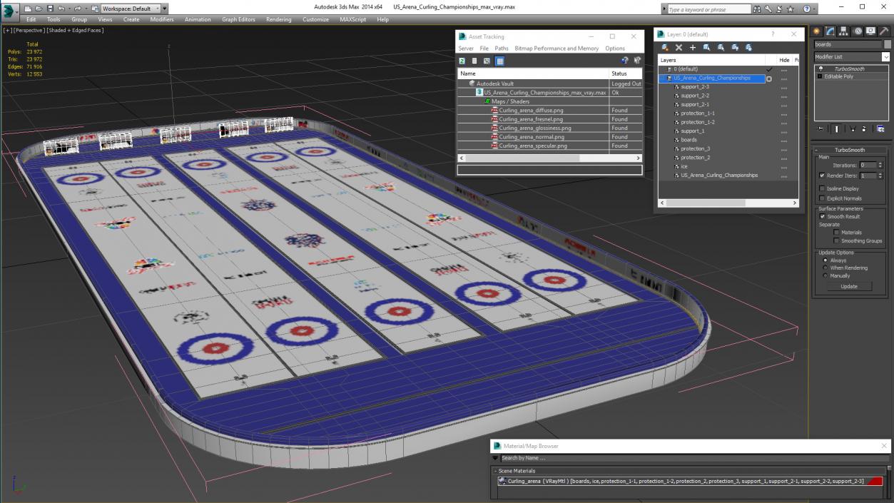 3D model US Arena Curling Championships