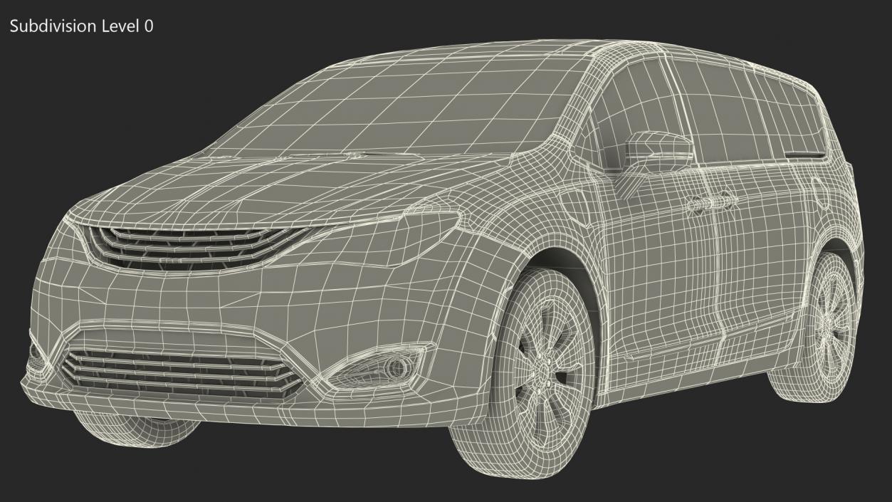 Family Minivan 3D model