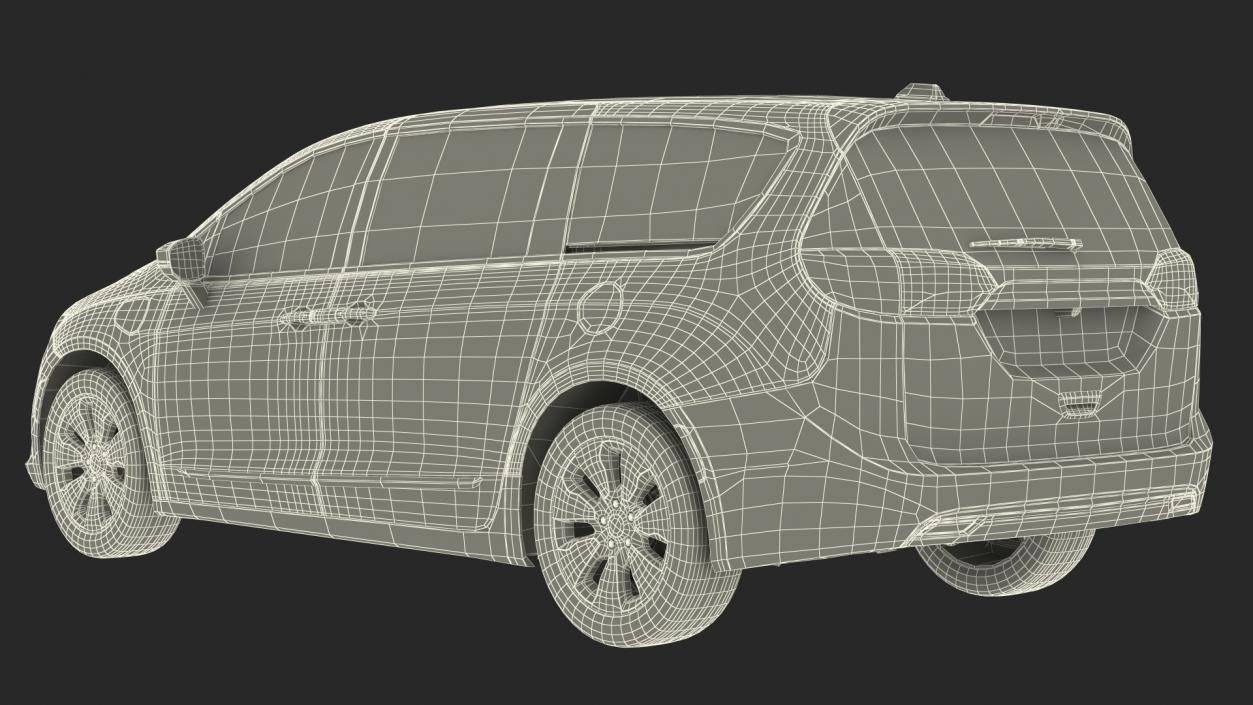 Family Minivan 3D model