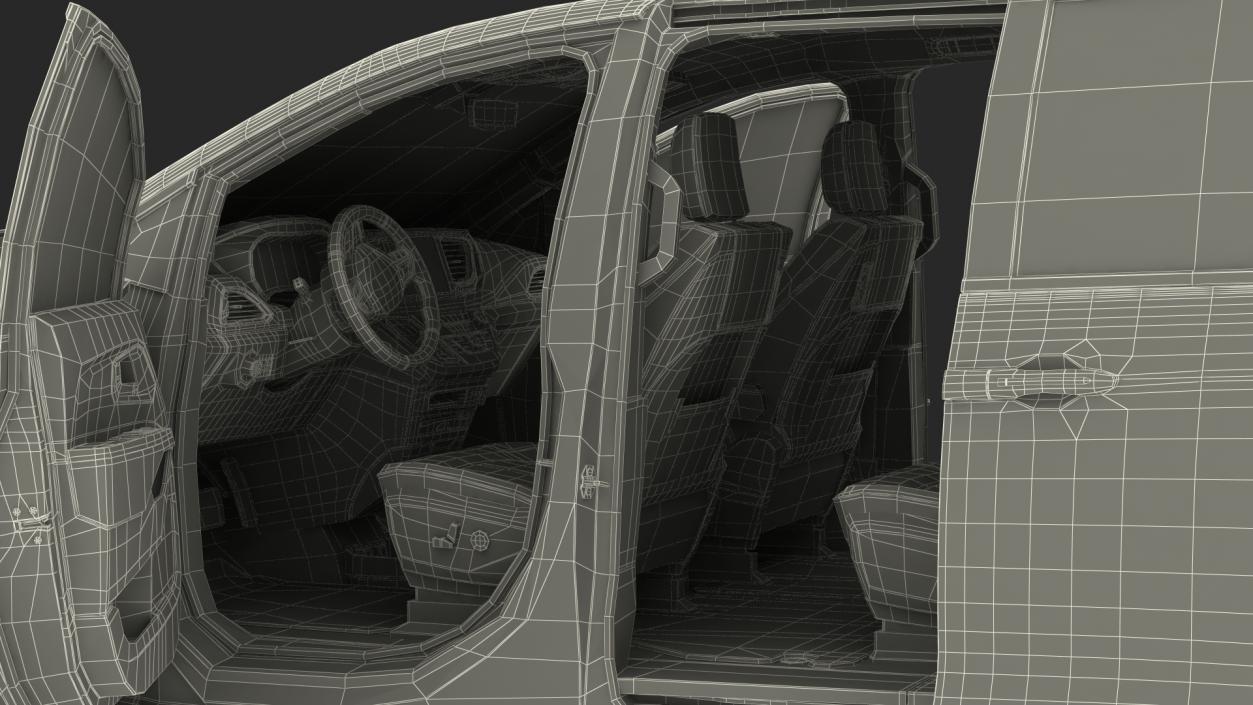 Family Minivan 3D model