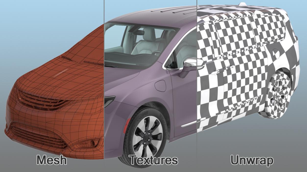 Family Minivan 3D model