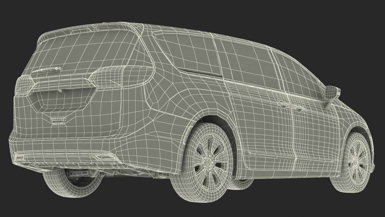 Family Minivan 3D model