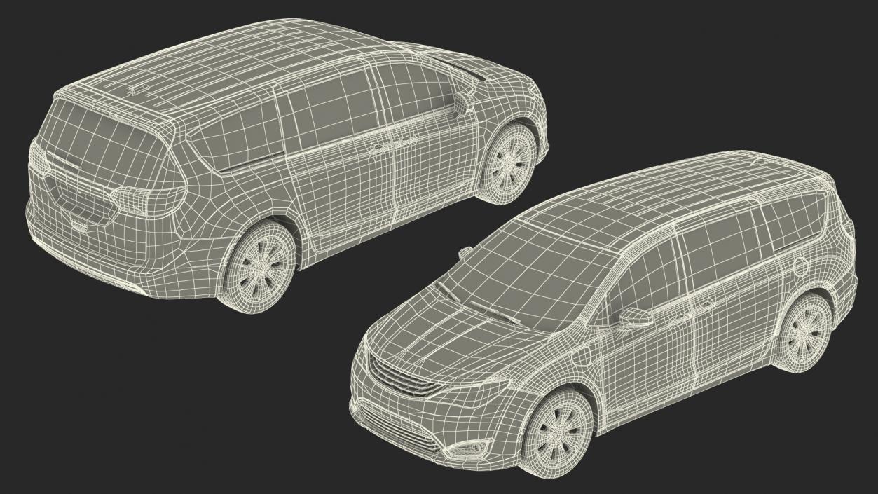 Family Minivan 3D model