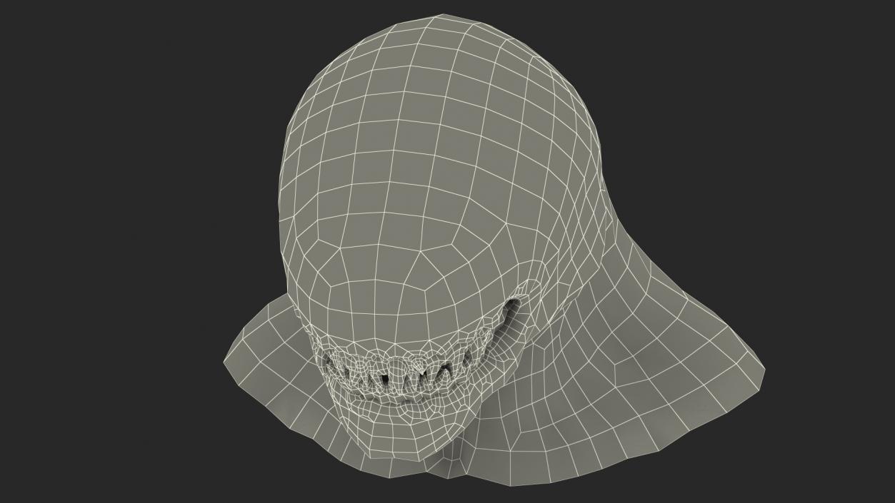 3D Monster Beast Head model