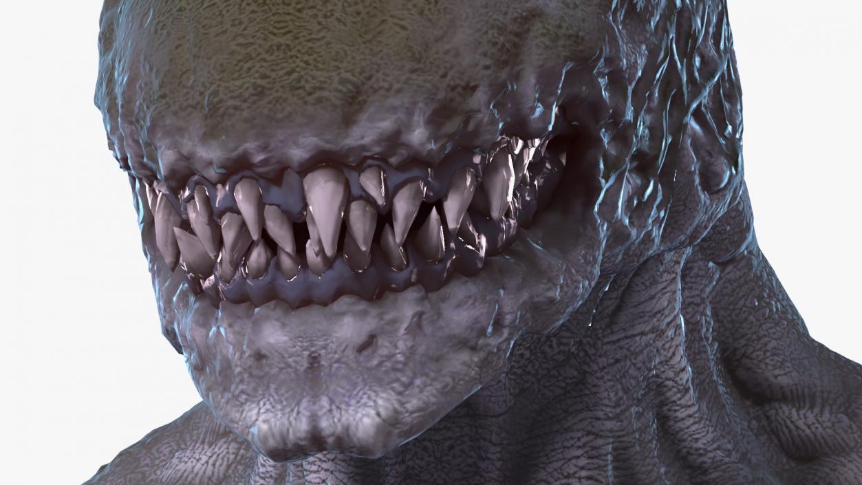 3D Monster Beast Head model