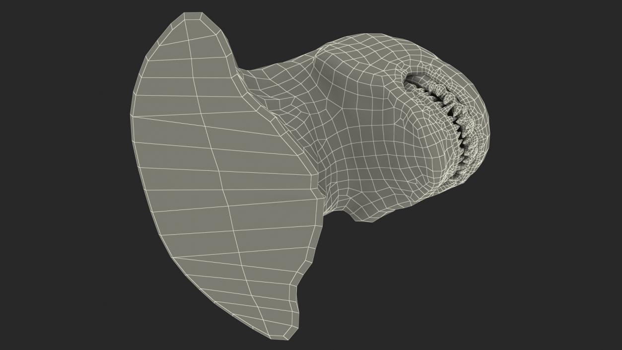 3D Monster Beast Head model