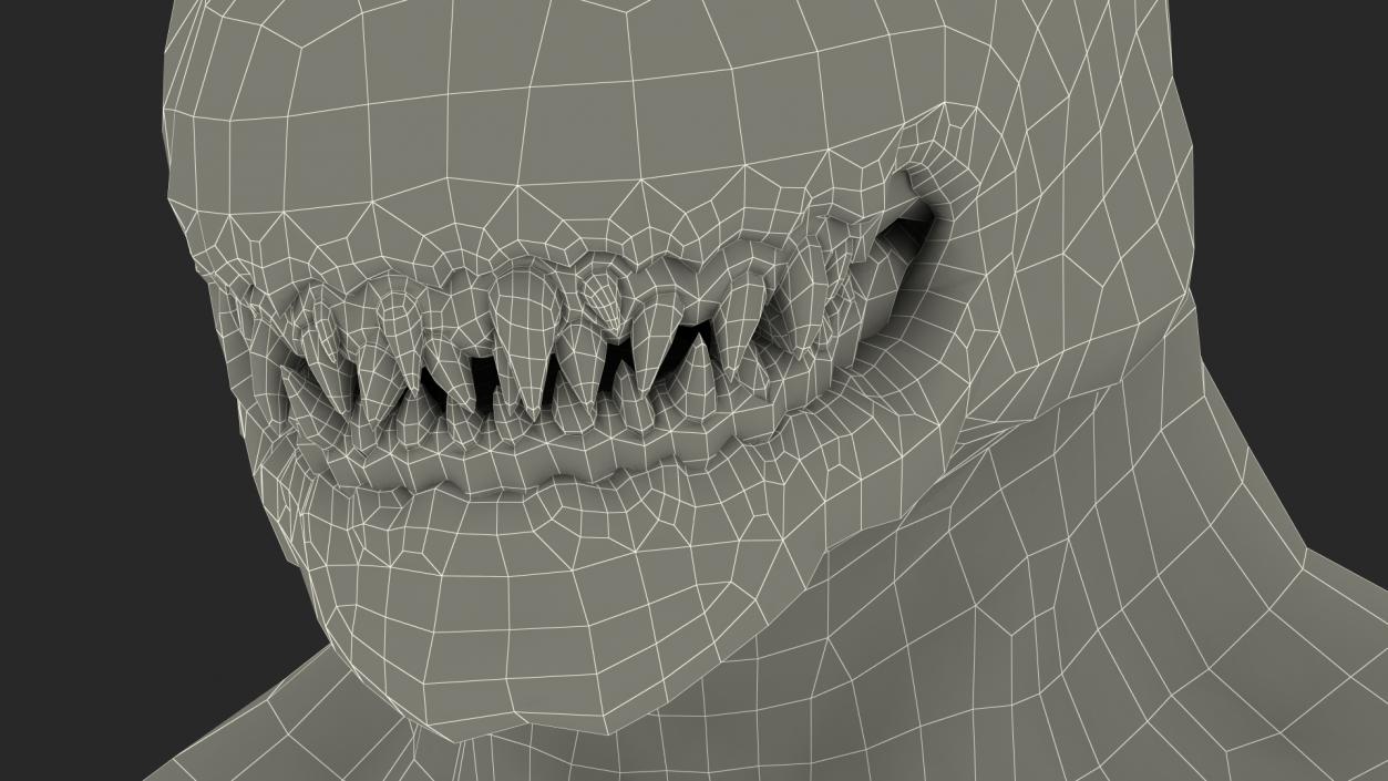 3D Monster Beast Head model